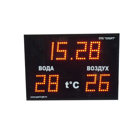 Купить Часы-термометр СТ1.13-2t для бассейна в Твери 